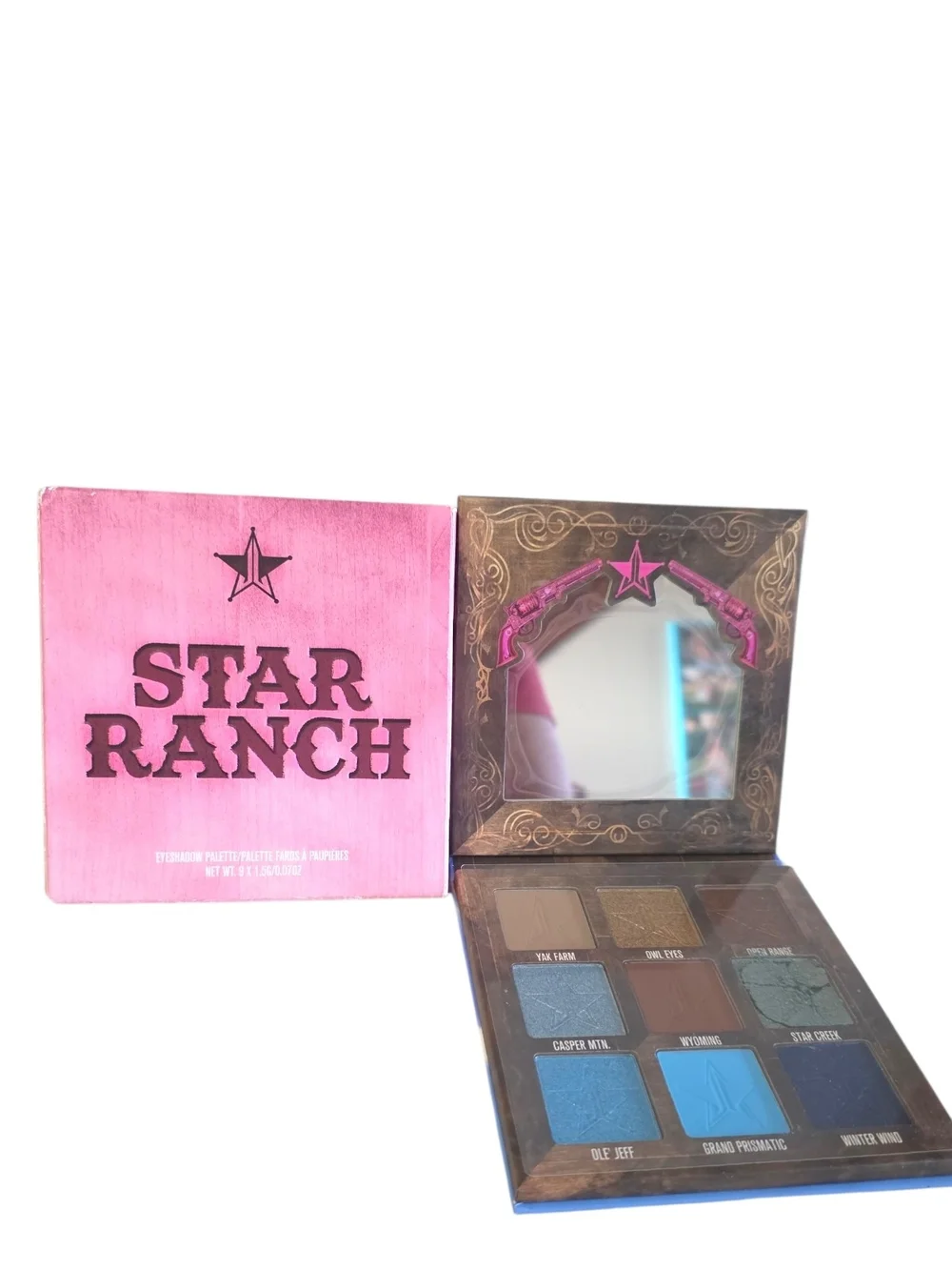 Jeffree Star Cosmetics Star Ranch Eyeshadow Palette Rare Blue Western Palette